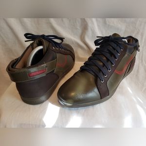 Tayno Mens POFO Khaki Mid Top Sport Shoes Sz 9